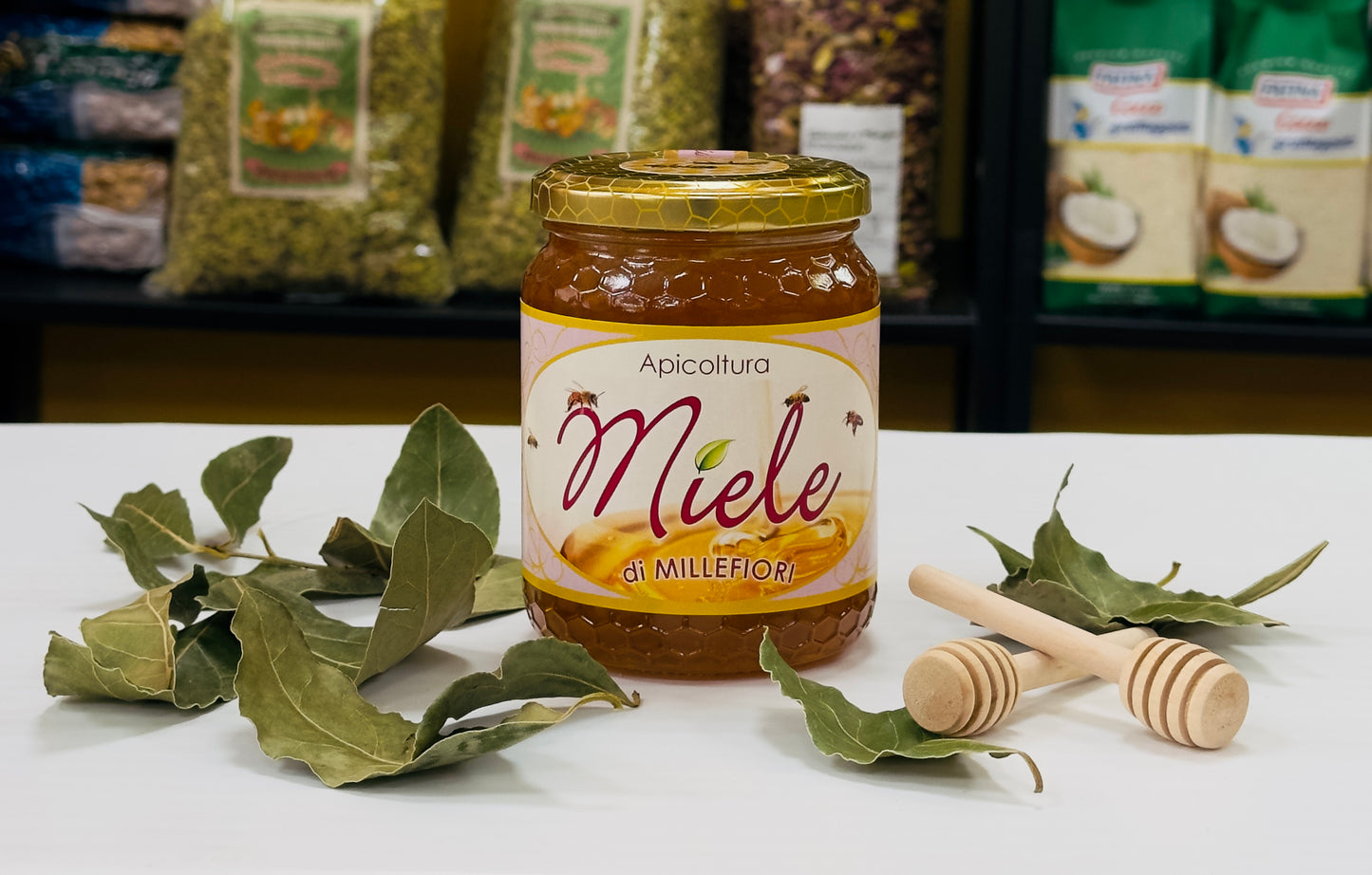 Miele di Millefiori in Barattolo 2025 - Miele - Schiaccia & Mangia - fruttasana.com