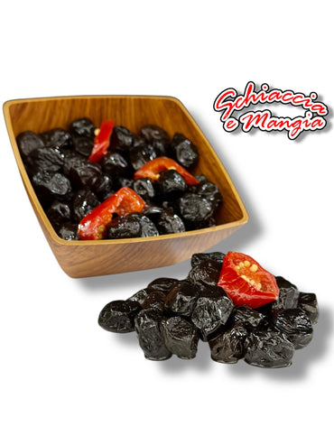 Olive Nere al Forno - Conserve - Schiaccia & Mangia  - fruttasana.com
