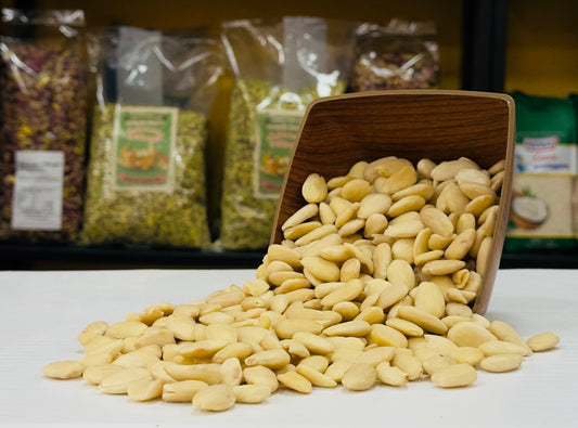 Mandorle Pelate 5Kg - Frutta Secca - Schiaccia & Mangia  - fruttasana.com
