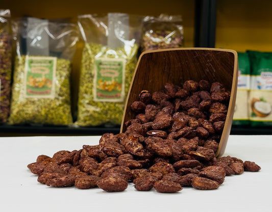 Mandorle Zuccherate al Cacao 5Kg - Frutta Secca - Schiaccia & Mangia  - fruttasana.com
