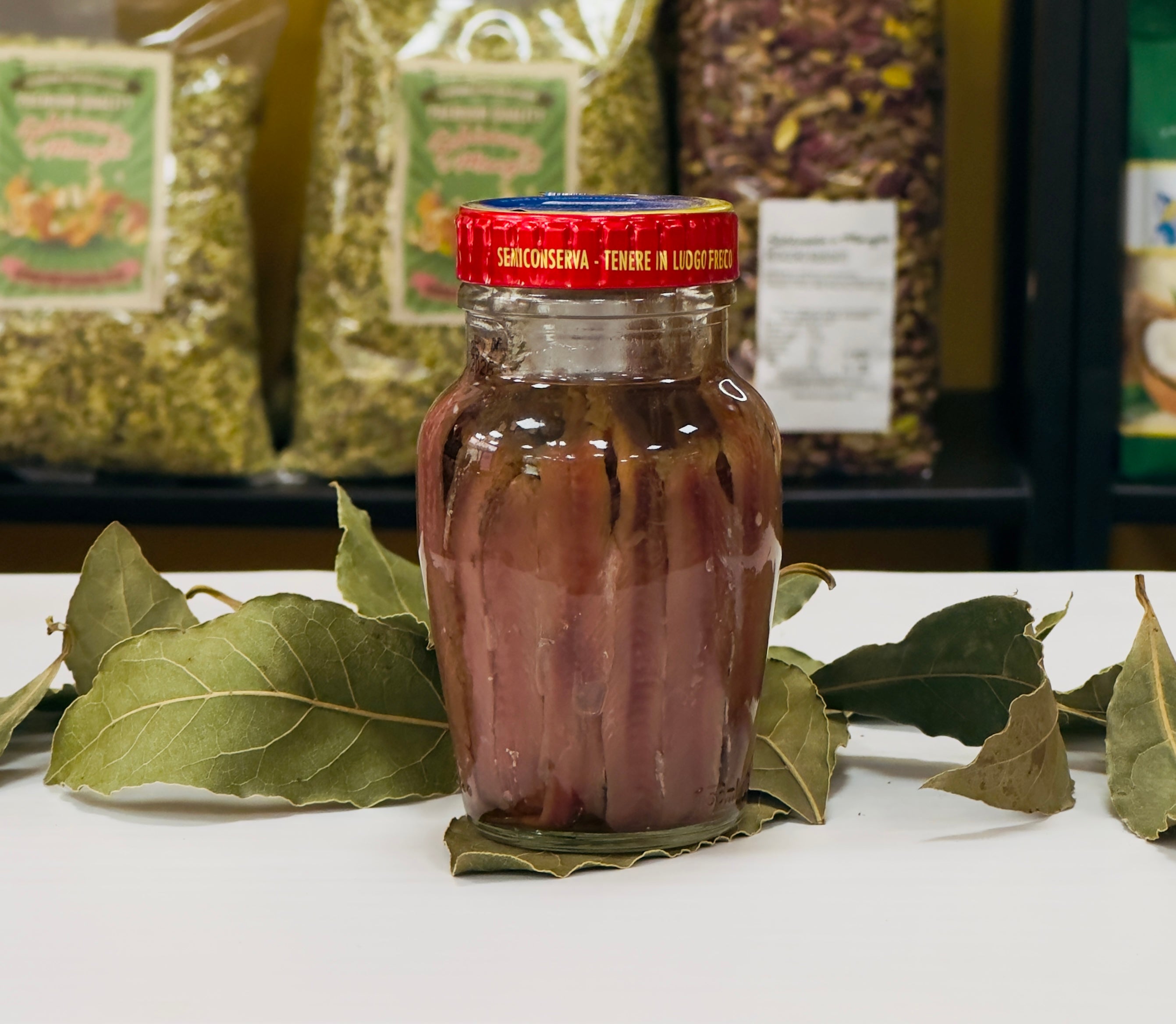 Filetti di Acciughe in Barattolo - Prodotti Ittici - Schiaccia & Mangia  - fruttasana.com