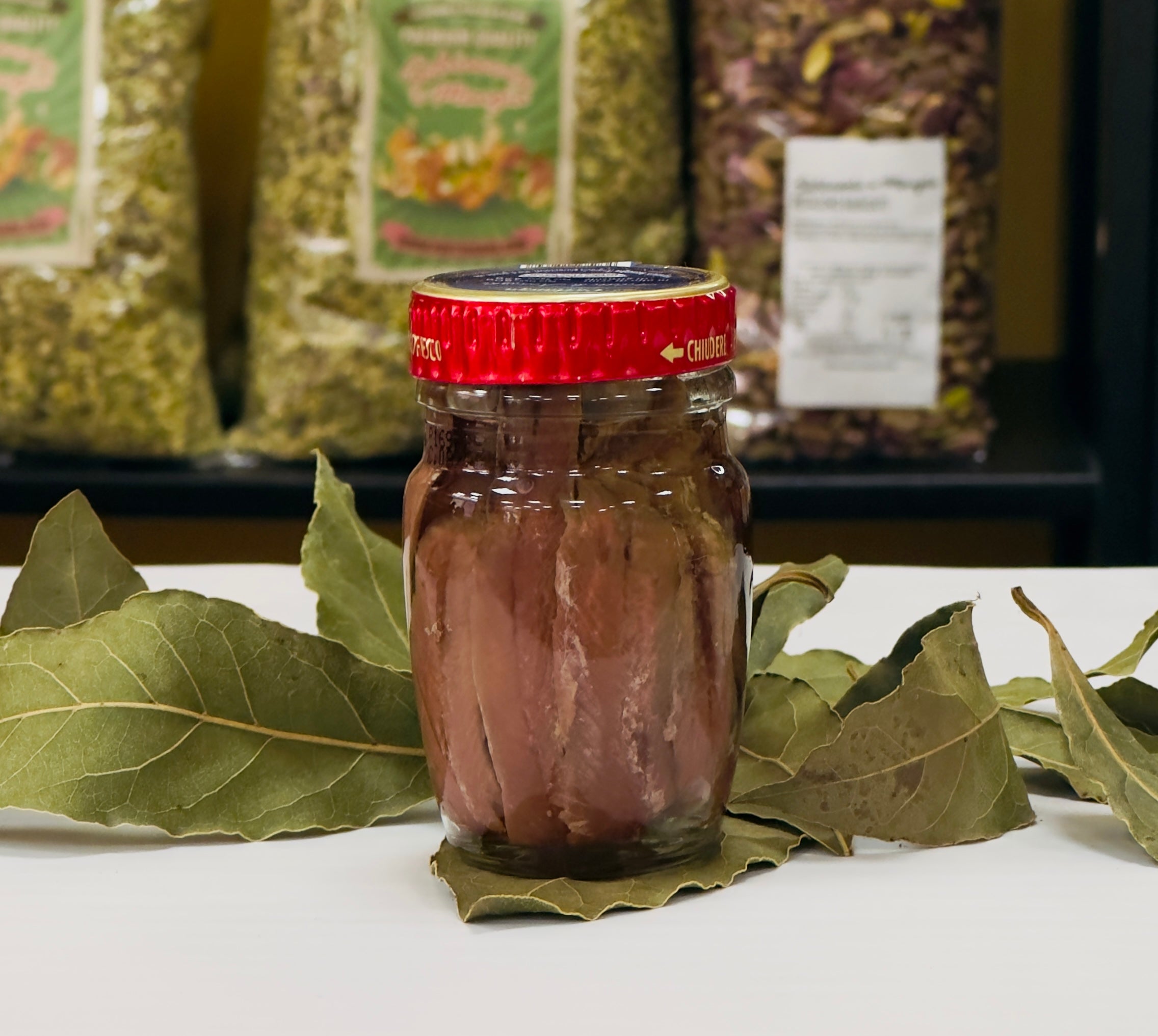 Filetti di Acciughe in Barattolo - Prodotti Ittici - Schiaccia & Mangia  - fruttasana.com