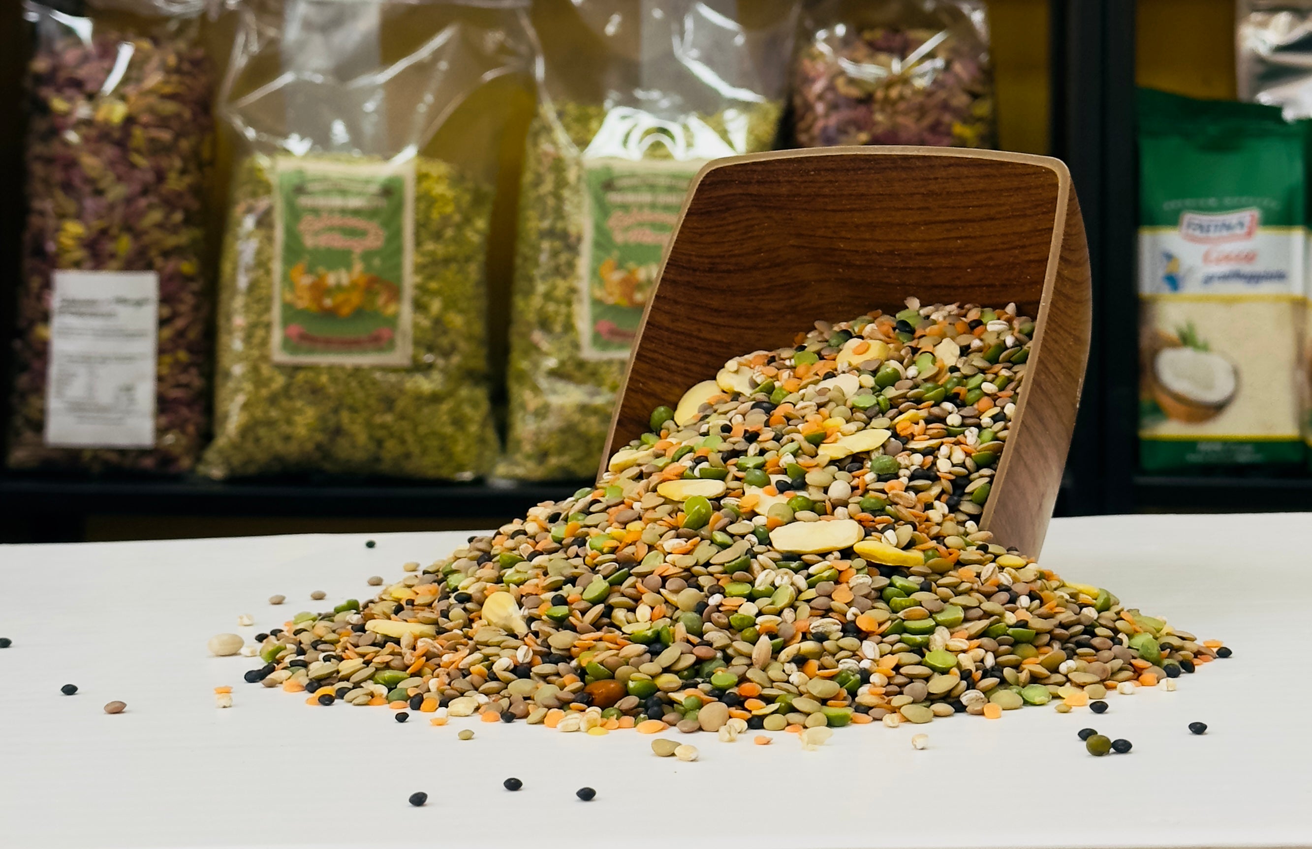 Minestra di Legumi - Legumi - Schiaccia & Mangia  - fruttasana.com