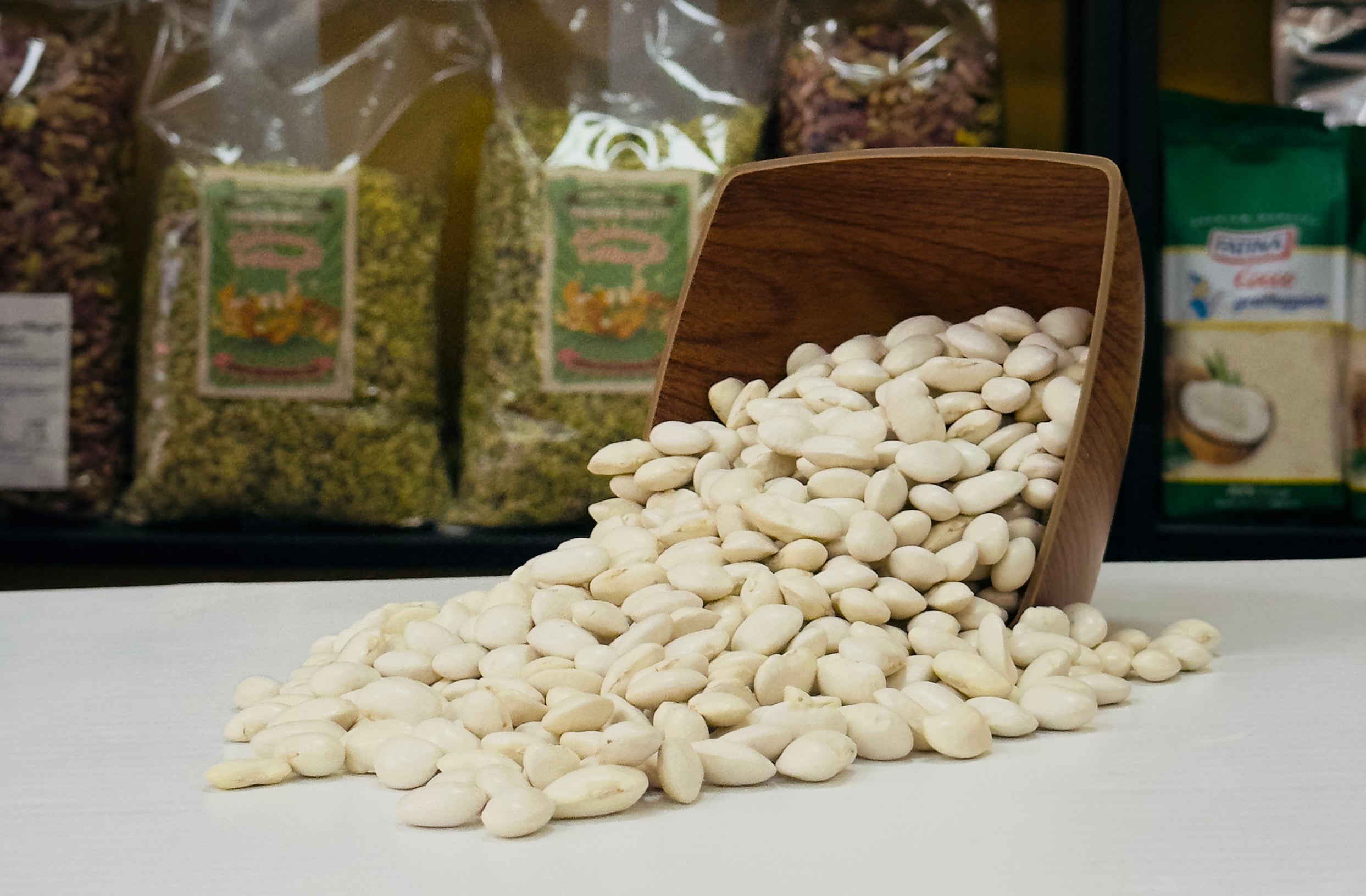 Fagioli Bianchi di Spagna - Legumi - Schiaccia & Mangia  - fruttasana.com