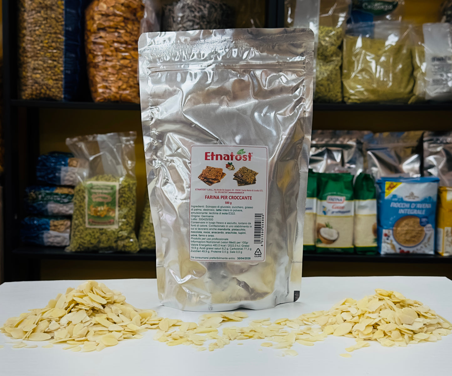 Preparato per Croccante - Preparato per croccante - Schiaccia & Mangia  - fruttasana.com